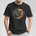 thumbnail image 2 of Dinosaur 4th of July American Flag Vintage Amerisaurus Rex T-Shirt, Patriotic USA Independence Day Graphic Tee, Retro Dinosaur July 4th Celebration Shirt, Red White and Blue Holiday Party Top, 2 of 3
