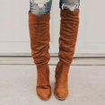 thumbnail image 5 of Women Suede Boots For Winter Over Knee Long Boots With Thick Heel Easy To Put On Fashionable40, 5 of 5
