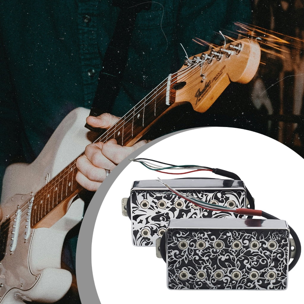 Single Coil Sound Pickups Black Strings Electric Guitar Part Musical Instrument for Beginners To Professional Player