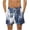 G, variant on Luxalzxs Mens Shorts Summer Casual Beach Shorts Lightweight Elastic Waist Drawstring Board Shorts Patch Plaid Print Swim Shorts