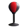 thumbnail image 1 of Saco de boxeo con ventosa para escritorio, para entrenamiento de velocidad y fitness Negro Rojo, 1 of 7