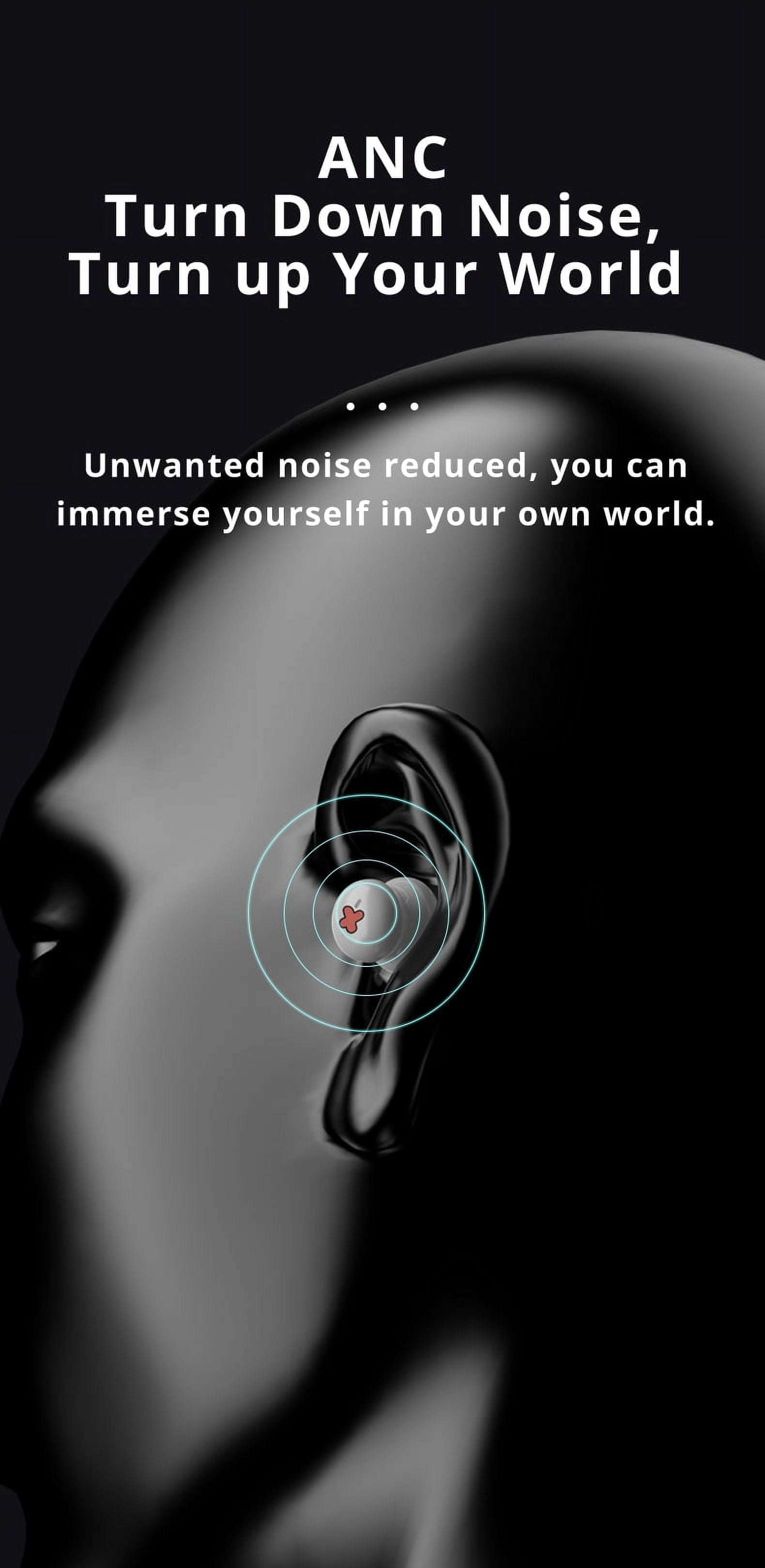 Seetoy Wireless Earbuds with Wearing Decoration Function, Headphones Bluetooth 5.2 Running Headphones IPX5 Waterproof Earphones, Aluminium Alloy Body Stylish Design, Blue