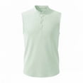 thumbnail image 3 of Lmueinov Mens Casual Tank Tops Waffle Knit Sleeveless Shirt Breathable Muscle Tank Shirts Summer Tee, S-3X, 3 of 5