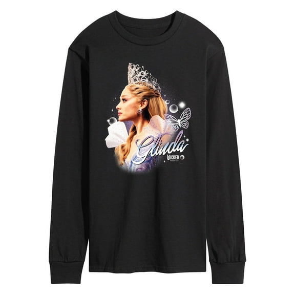 Wicked: Part 2 -  Glinda Side Profile - Men's Long Sleeve Graphic T-Shirt