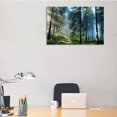 thumbnail image 2 of PPHAOSHO Nature Tree Forest lassroom Shelf Poster frameless Painting Canvas Wall Posters Art Picture Print Modern Home Decor 8x12inch, 2 of 5