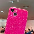 thumbnail image 5 of Compatible with iPhone 15 Pro Max Glitter Neon Case,Cute Bling Thin Slim Shockproof TPU Sparkly Cover for Women Girl for 15 Pro Max Phone Case 6.7"-Hot Pink, 5 of 12