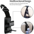 thumbnail image 3 of Gancho para reposacabezas de asiento de coche, paquete de 4 ganchos ajustables para almacenamiento de reposacabezas de coche, colgador para asiento trasero fuerte y duradero para vehículo, 3 of 5