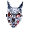 thumbnail image 4 of Déguisement d'Halloween Intégral Réaliste Effrayant Mascarade Coiffe Gris, 4 of 10