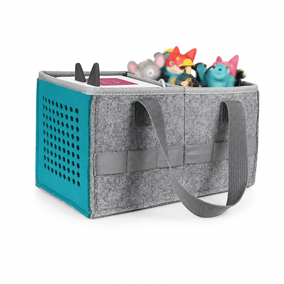 GARDVORA Portable Carrying Bag for Toniebox Set and Figurines,Travel Cloth Musical Folding Bag for Accessories