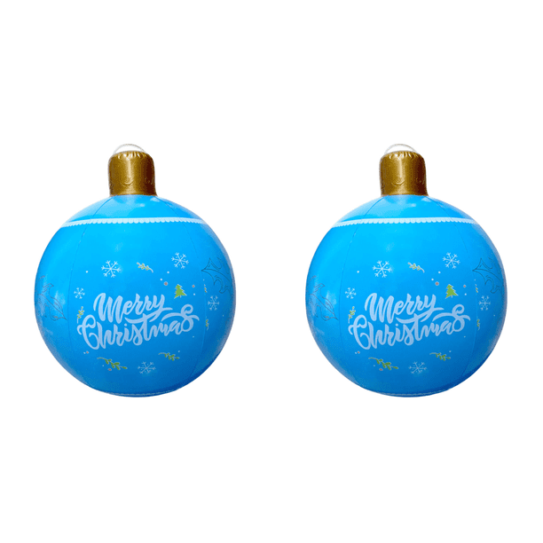 Navidad Inflable PVC 24 Pulgadas Decorada Al Aire Libre () Azul