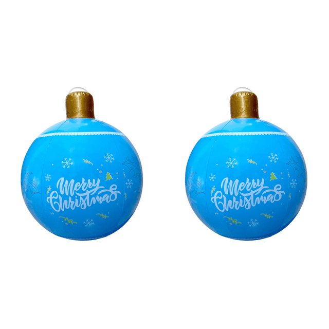Navidad Inflable PVC 24 Pulgadas Decorada Al Aire Libre () Azul