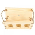 thumbnail image 4 of Rabbit Grass Frame Hay Feeder Wooden Grass Feeding Shelf Folding Hay Rack Small Animals Cage Accessories(L ), 4 of 9