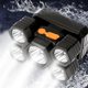 thumbnail image 2 of Faros delanteros impermeables de 5 luces LED para montar correr acampar Hugtrwg Para estrenar, 2 of 5