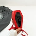 thumbnail image 4 of Sacs Pochette pour Femmes Mode Sac de Voyage Transparent PVC+Pu Pochette Sac à Main (Blanc P), 4 of 10