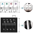 thumbnail image 2 of Detachable Piano Keyboard Sticker, 49/61/54/88 Key Music Keyboard Sticker For Beginners To Learn Piano, 2 of 3
