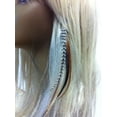 thumbnail image 4 of 100 Real Feather for Hair Extenisons Mix Color Hair Extensions 4"-5.5" Long Includes 100 Silicone Micro-ring Beads & Hook Pulling Tool., 4 of 6