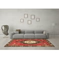 thumbnail image 3 of Ahgly Company Indoor Rectangle Medallion Brown Traditional Area Rugs, 2' x 3', 3 of 4