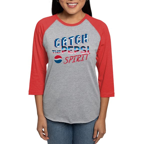 CafePress - Pepsi Flashback Spirit Long Sleeve T Shirt - Womens Baseball Tee