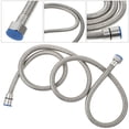 thumbnail image 2 of 1 Pce Tuyau en Acier Inoxydable pour Chauffe-Eau Tuyau d'Entrée 4 Points (Argent), 2 of 7