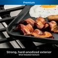 thumbnail image 5 of Ninja NeverStick Premium Hard-Anodized 11-Inch Square Griddle Pan, 5 of 7