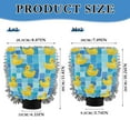 thumbnail image 3 of Qxltty Tile Yellow Duck Car Wash Mitt 2pcs Scratch Free Lint-Free Antistatic Microfiber 7.09×10.24in, 3 of 8