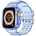 thumbnail image 1 of Correa de Silicona Transparente con Case para Apple Watch, Compatible con Todas las Series, 1 of 5