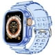 thumbnail image 1 of Correa de Silicona Transparente con Case para Apple Watch, Compatible con Todas las Series, 1 of 5