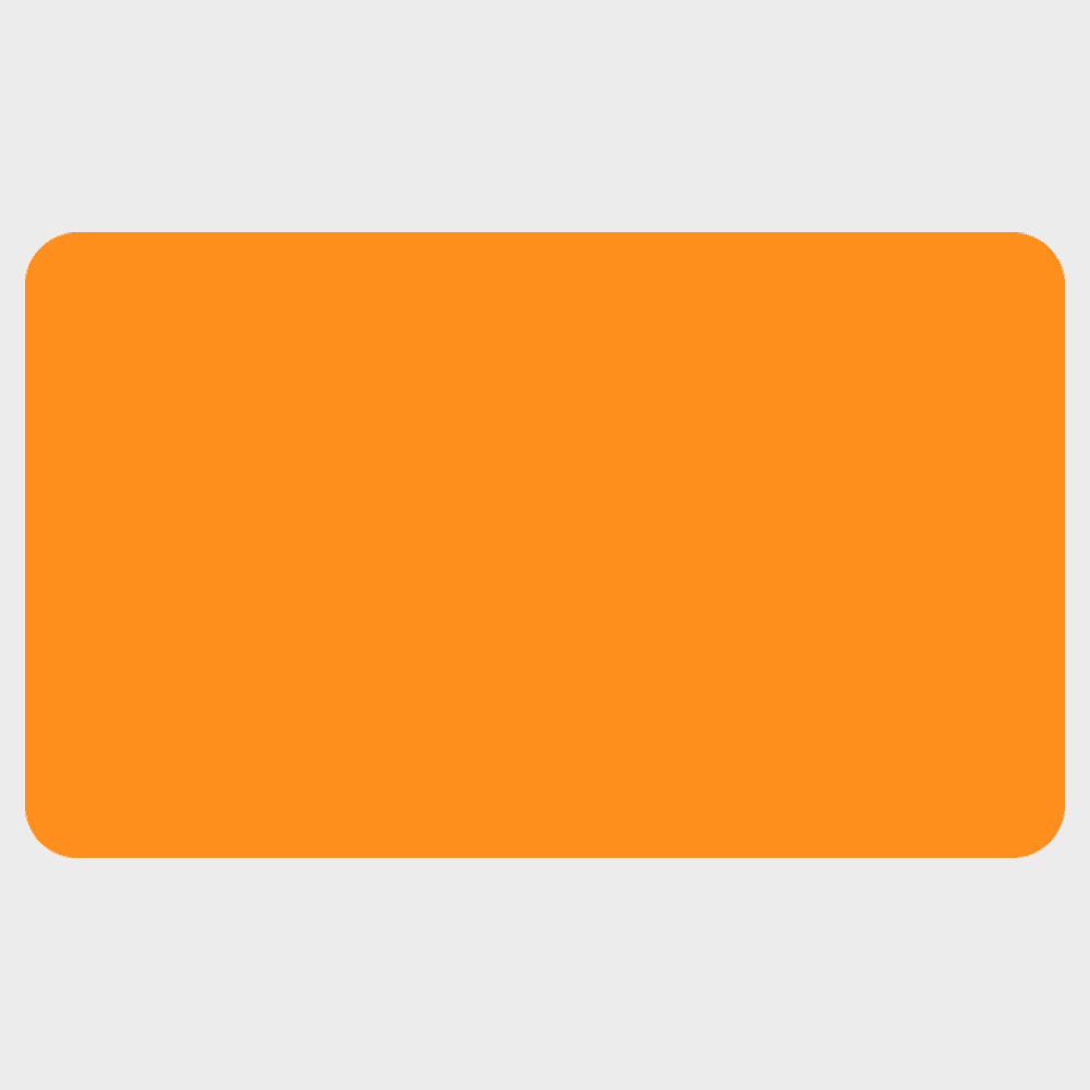 JAM Paper Standard Label Rolls, Rectangle, 1 1/2 x 2 1/2, Neon Orange, 125 Labels/Roll