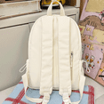 thumbnail image 2 of Back to School Cutecore Backpack,Pastel 5 Colors Quilted Wing School Backpack,School Supplies For Kids, Water Resistant Polyester School Bag, Back To School Supplies for School Supplies For Kids-B, 2 of 5