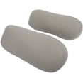 thumbnail image 2 of ECCPP Gray Leather Armrest Arm Rest Cover Upholstery fit for Ford F250 F350 Excursion Lariat 99 00 01 02 03 04 05 06 07(Premium Faux Leather - One Pair Set of 2 ) Fits select: 2005-2006 FORD F150, 2 of 5