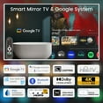 thumbnail image 4 of Soulaca 43 inches LED Light Mirror Smart TV 4K Screen Decoration Makeup TV Atsc Goog-le System Voice Control Built-in Atsc Dtv Tuner, 4 of 11