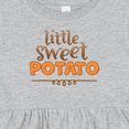 thumbnail image 4 of Inktastic Thanksgiving Little Sweet Potato Girls Baby Dress, 4 of 5