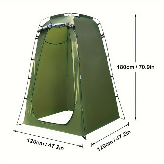 6ft Pop Up Pod Changing Room Privacy Shower Tent – Instant Portable Outdoor Rain Shelter, Camping Toilet for Camping & Beach – Lightweight & Sturdy, Easy Setup, Foldable - with Carry Bag