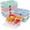 8 Pack(light colour), variant on KALAKALA 4 Pack Bento Lunch Box Set 3 Compartment Food Storage Containers Wheat Straw Meal Prep Lunch Box Plastic Food Storage Containers, Microwave and Dishwasher Safe (light colour)