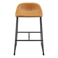 thumbnail image 2 of Leighton PU Counter Stool, (Set of 2) Set of 2 - Tan - Counter Height - 23-28 in., 2 of 5