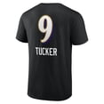 thumbnail image 3 of Men's Justin Tucker Black Baltimore Ravens Team Wordmark Player Name & Number T-Shirt, 3 of 3