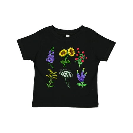 

Inktastic Group of Beautiful Wildflowers Gift Toddler Boy or Toddler Girl T-Shirt