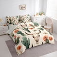 thumbnail image 3 of Homewish Floral Butterflies Bedding Comforter Set 7pcs for Teens Boys Girls,Chic Flowers Queen Bedding Sets Super Cozy,Retro Vintage Queen Sheet Sets,Ultra Soft Home Decor,Reversible, 3 of 8