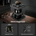 thumbnail image 5 of SLUMLOVE Cologne Organizer for Men, 3-Tier Rotating Perfume Organizer with Non-Slip Pads, Wood Cologne Stand & Perfume Display Shelf, Multi-Functional Makeup and Jewelry Organizers and Storage, Gift, 5 of 8