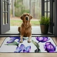 thumbnail image 4 of ONETECH Tulip Flower Dorm Square Felt Floor Mat for Home Entrance Outside Entry - Anti-Slip Recycled Rubber Backing - UV and Stain Resistant - All Seasons Use - 50x100cm/50x120cm 19.68*39.37 in, 4 of 6