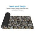 thumbnail image 4 of Pofeuu Rose Flowers Print Desk Mat for Keyboard and Mouse，Computer Desk Matt for Desktop，Large Mouse Pad for Desk，Desk Pads on Top of Desks 12x31.5in, 4 of 8