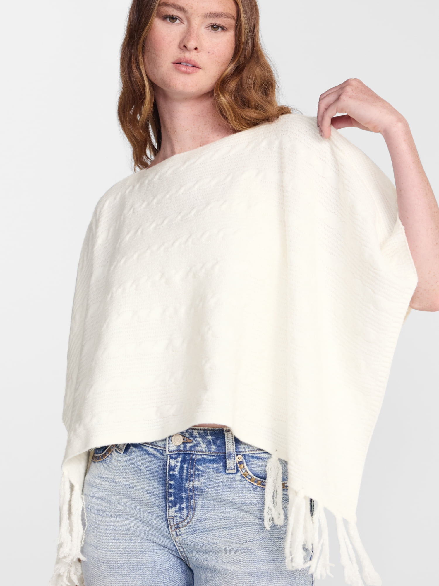 No Boundaries Sweater Poncho, Midweight, Women’s XS-XXL