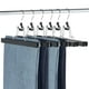thumbnail image 2 of Perchas de madera AMKUFO negras con clips antideslizantes para pantalones, 12 unidades, 2 of 8