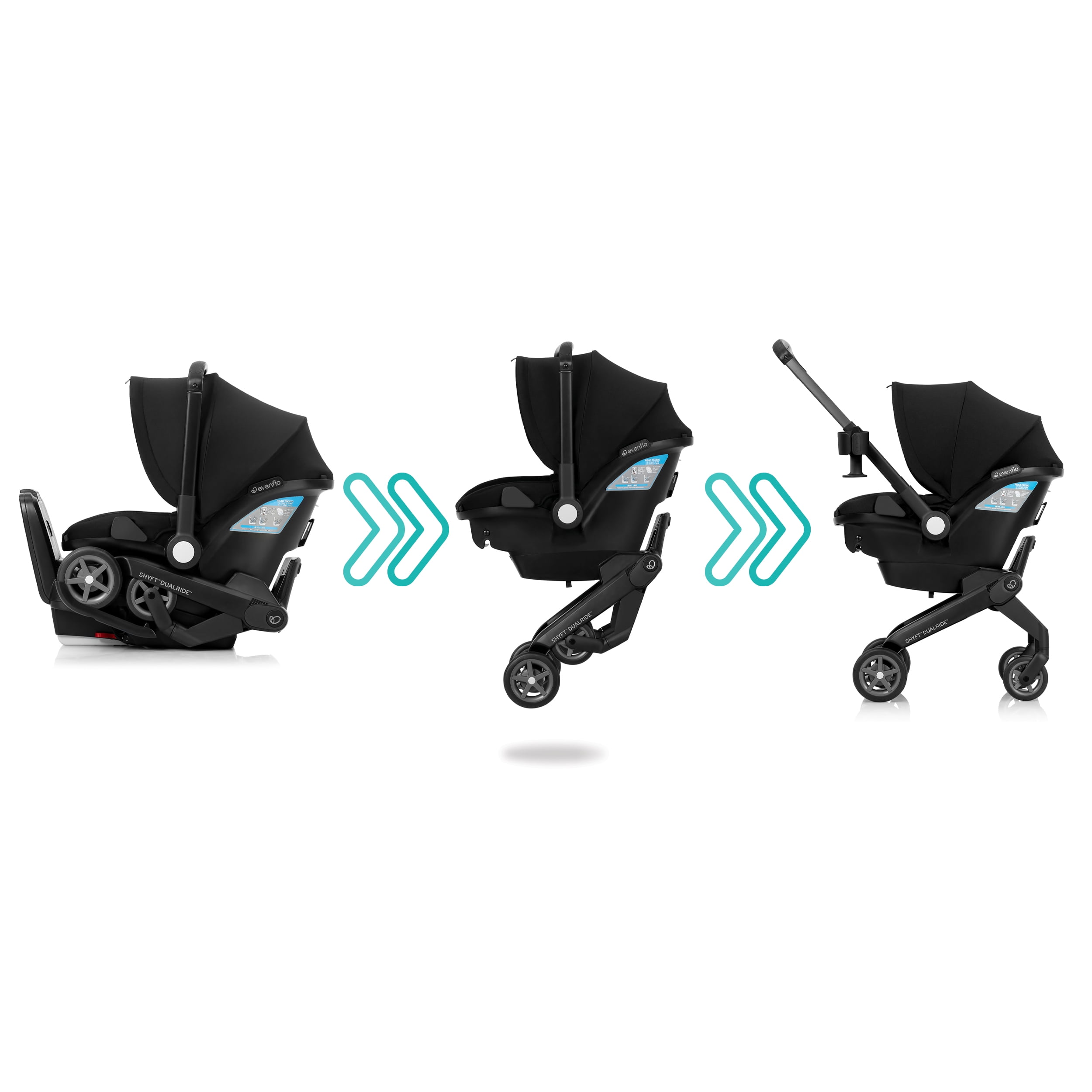 Shyft DualRide Infant Car Seat and Stroller Combo (Bryson Blue)