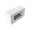 Black, variant on EverBlock Modern Coffee Table Base Kit | 30” x 18” x 12” | Giant Building Blocks | Easy to Connect & Reuse | Indoor & Outdoor Use | Build Displays & Structures | White