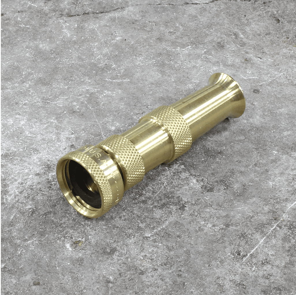 Dramm Adjustable Hose Brass Nozzle- Twist Adjust - 1 Nozzle MADE IN THE USA