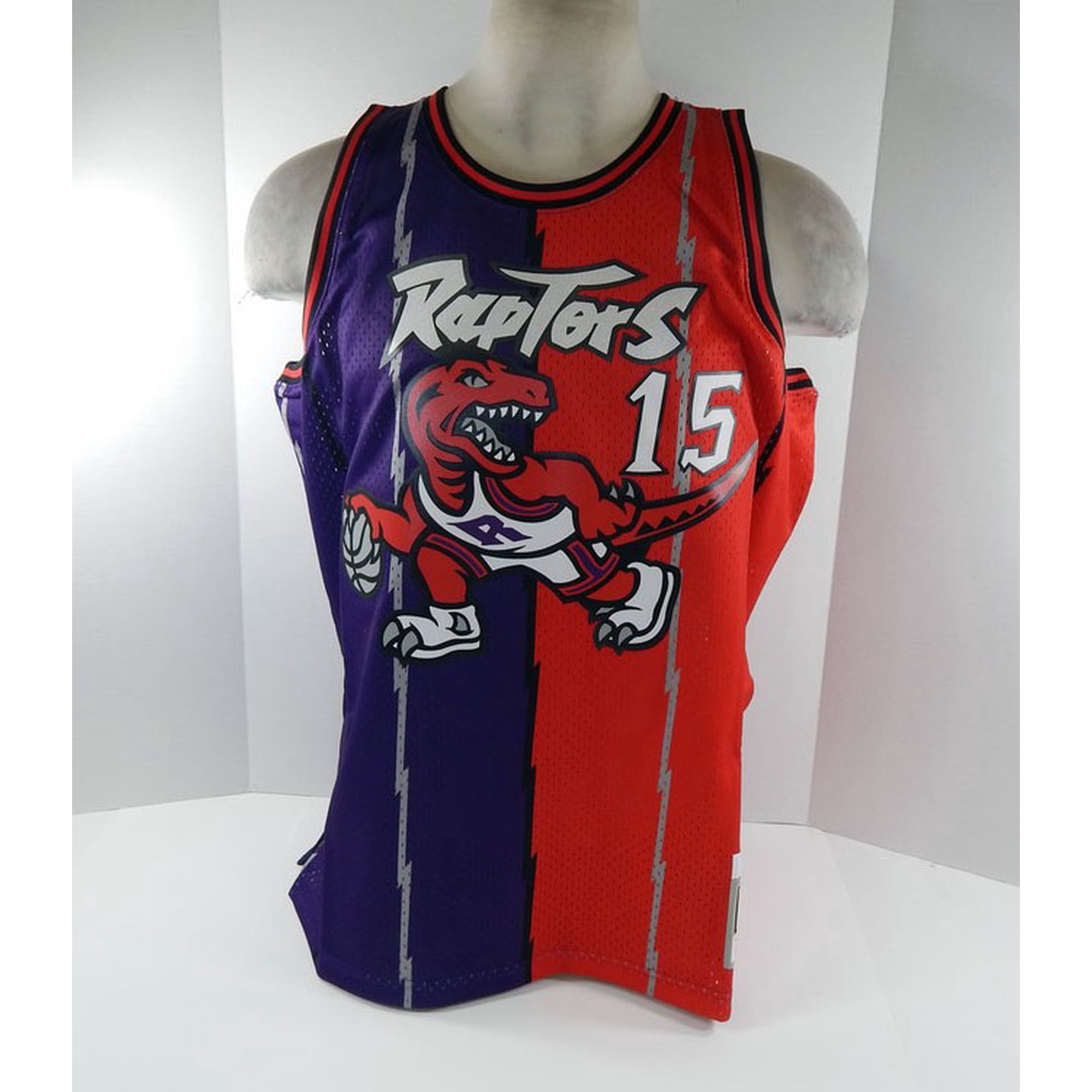 Mens Toronto Raptors Vince Carter #15 Purple Jersey HWC Mitchell & Ness NWT 51S