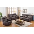 thumbnail image 2 of Topline Home Furnishings Brown Motion Sofa, 2 of 2