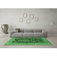 thumbnail image 3 of Ahgly Company Indoor Round Persian Emerald Green Traditional Area Rugs, 3' Round, 3 of 4