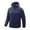 09Blue, variant on Men's Puffer Jackets Hooded Full Zip Water-Resistant Down Coat Fashion Solid Lightweight Quilted Lined Warm Winter Jacket